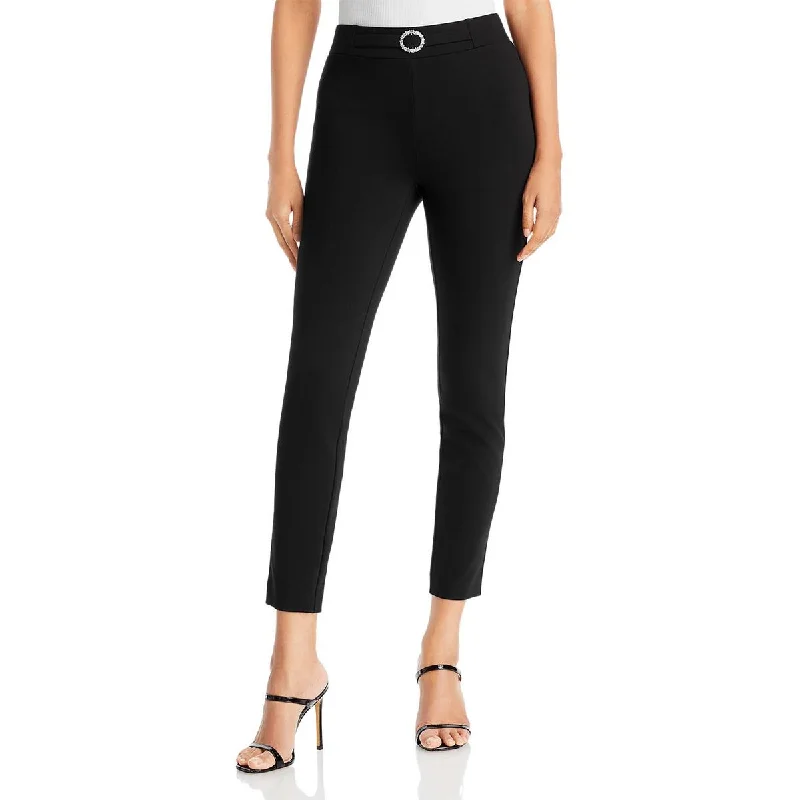 Feminine Charm Womens Ponte High Rise Skinny Pants