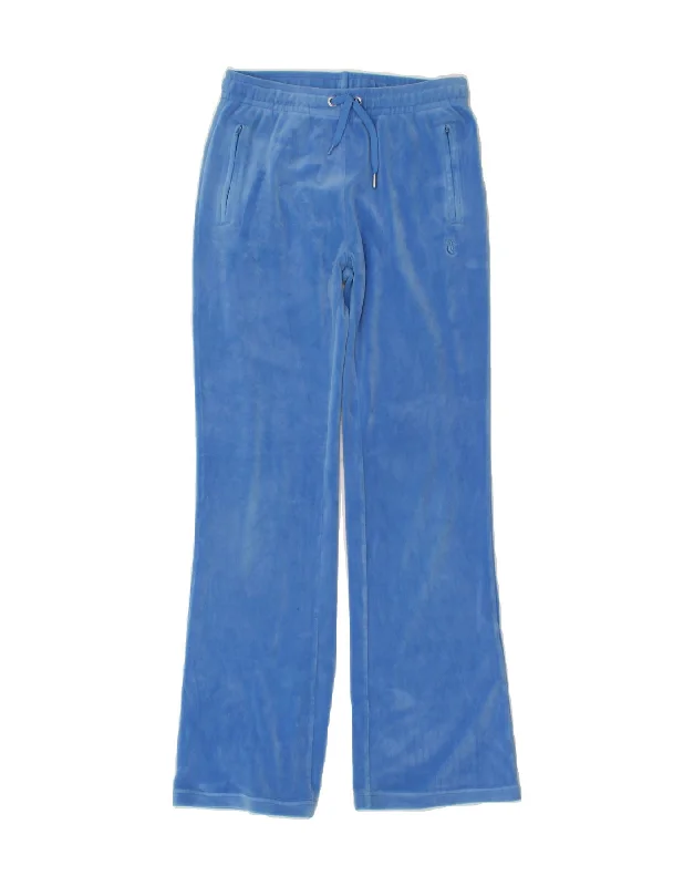 Elegant Temperament JUICY COUTURE Womens Graphic Tracksuit Trousers UK 10 Small Blue Elegant Temperament JUICY COUTURE Womens Graphic Tracksuit Trousers UK 10 Small Blue