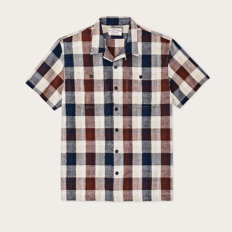 Elegant Temperament RUSTIC SHORT SLEEVE CAMP SHIRT