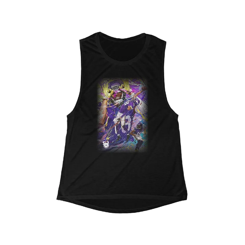 Classic Series Women's Flowy Scoop Muscle Tank - Griddy Dance