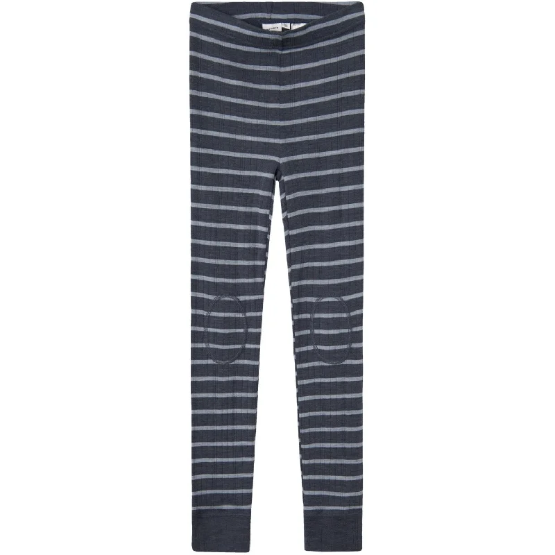 Modern City Name It Ombre Blue Wang Uld Needle Long Johns Stripe