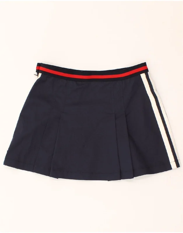 Romantic And Fresh PLAYLIFE Womens Tennis Skirt IT 42 Medium  Navy Blue Cotton
