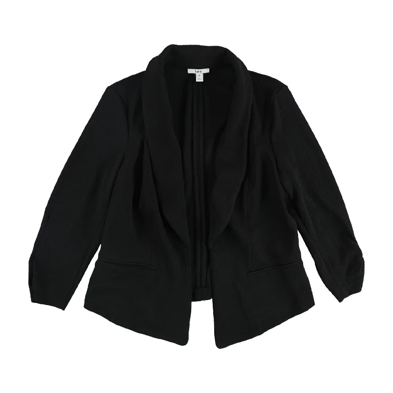 Dessert Matching bar III Womens Crepe Blazer Jacket, Black, Medium