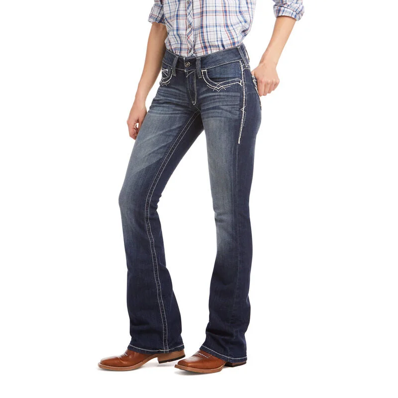 French Retro REAL Mid-Rise Entwined Bootcut