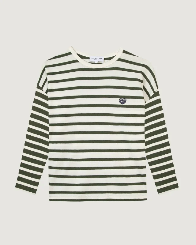 British Fashion "Patch Coeur" montpar sailor shirt