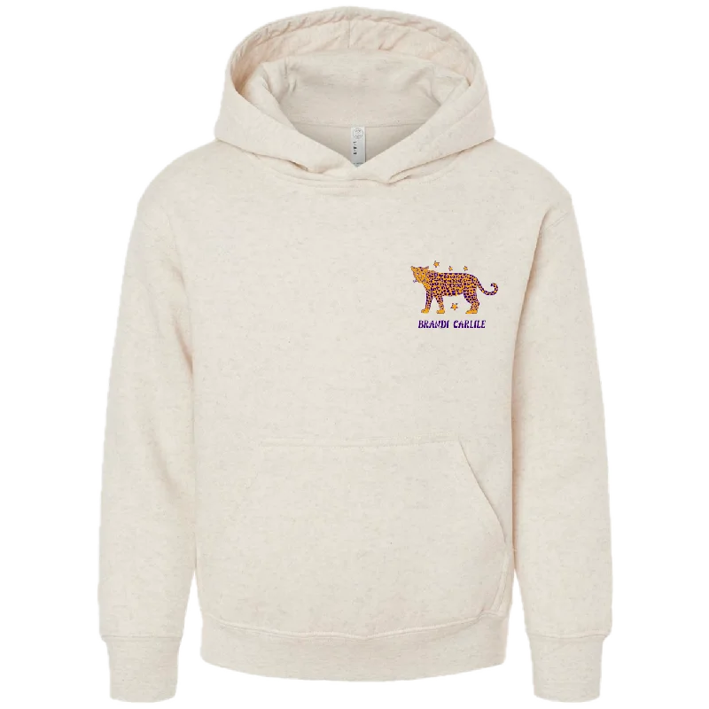 Simple Solid Color Kid's Jaguar Hoodie