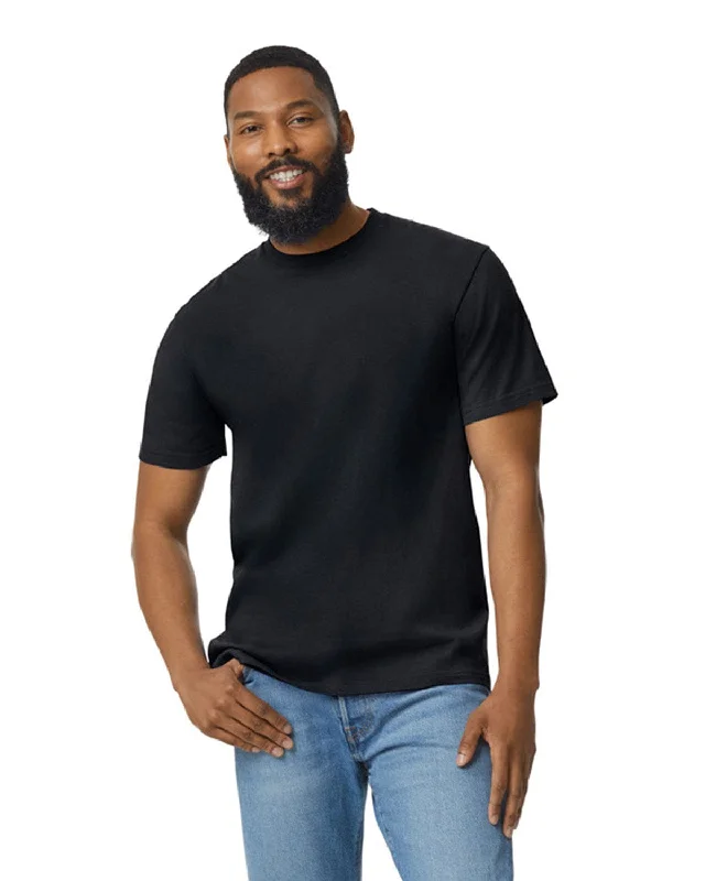 Denim Design Gildan Unisex Softstyle Midweight T-Shirt | Pitch Black