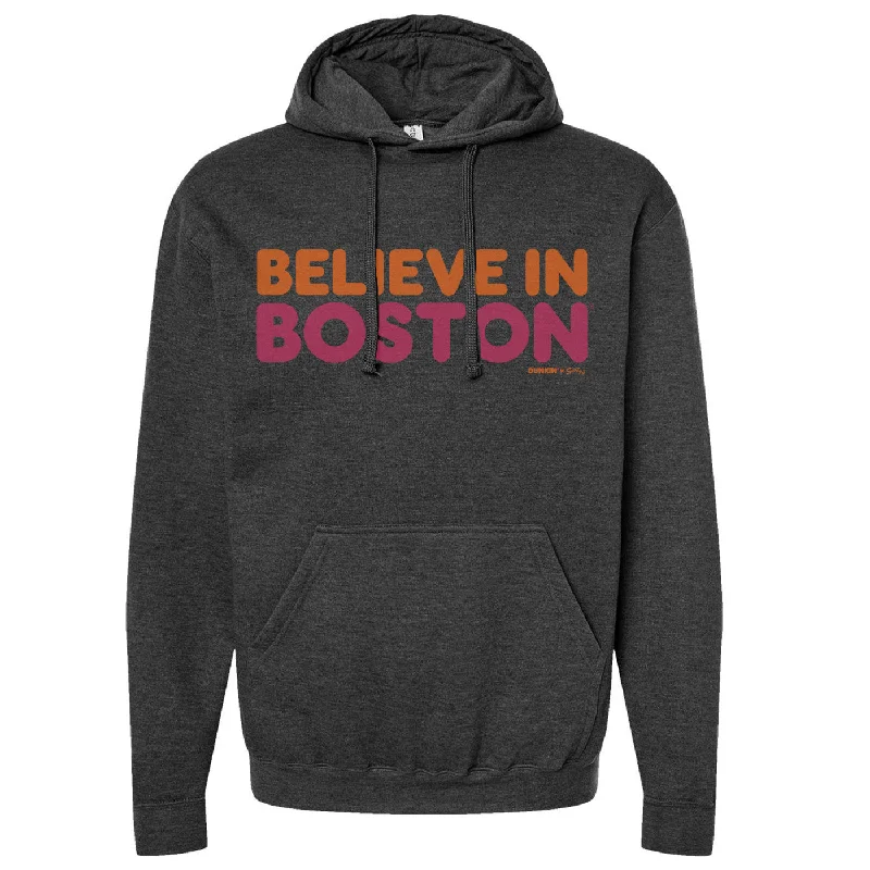Playful Style Believe In Boston x Dunkin' Sweatshirt (Dark Heather Gray)