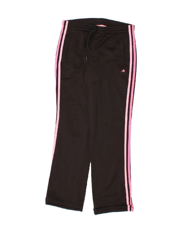 ADIDAS Womens Tracksuit Trousers UK 8/10 Small  Black Polyester