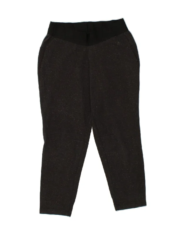 Classic Series ADIDAS Womens Tracksuit Trousers UK 14 Large  Grey Flecked