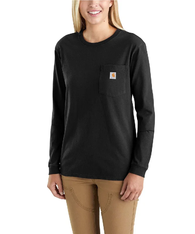 Carhartt Women's Long Sleeve Workwear T-shirt - Black