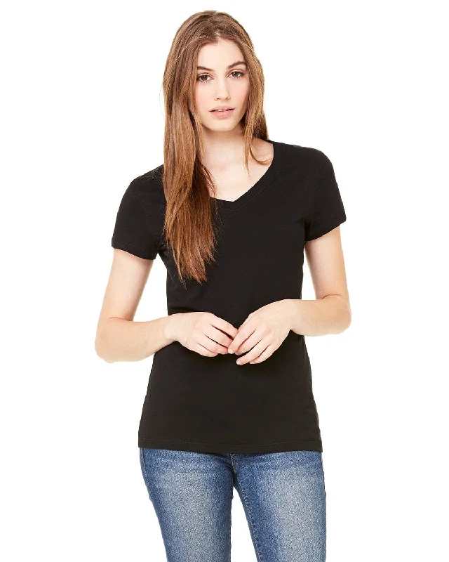 End Of The Year Bella+Canvas Ladies Short Sleeve V-Neck T-Shirt | Black