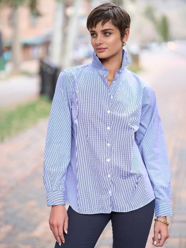 Dessert Matching Natasha Gingham Cotton Shirt