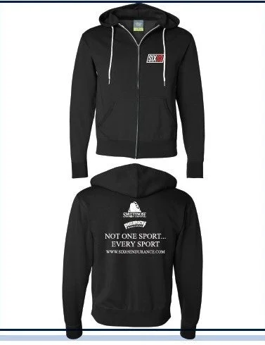 Low-key Luxury SIX03 Red or Black FULL ZIP Hoodie