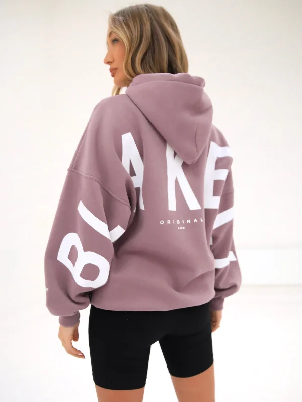 Isabel Oversized Hoodie - Dusty Pink