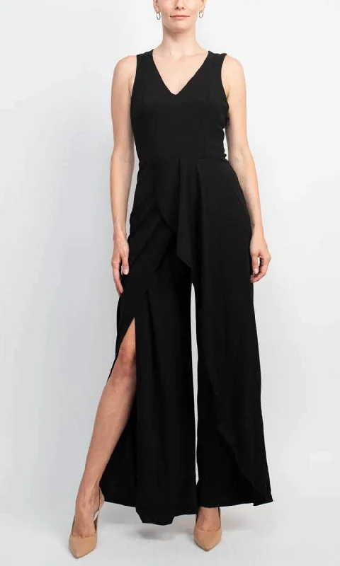Unique Design Marina 264056 - Sleeveless Split Hem Jumpsuit
