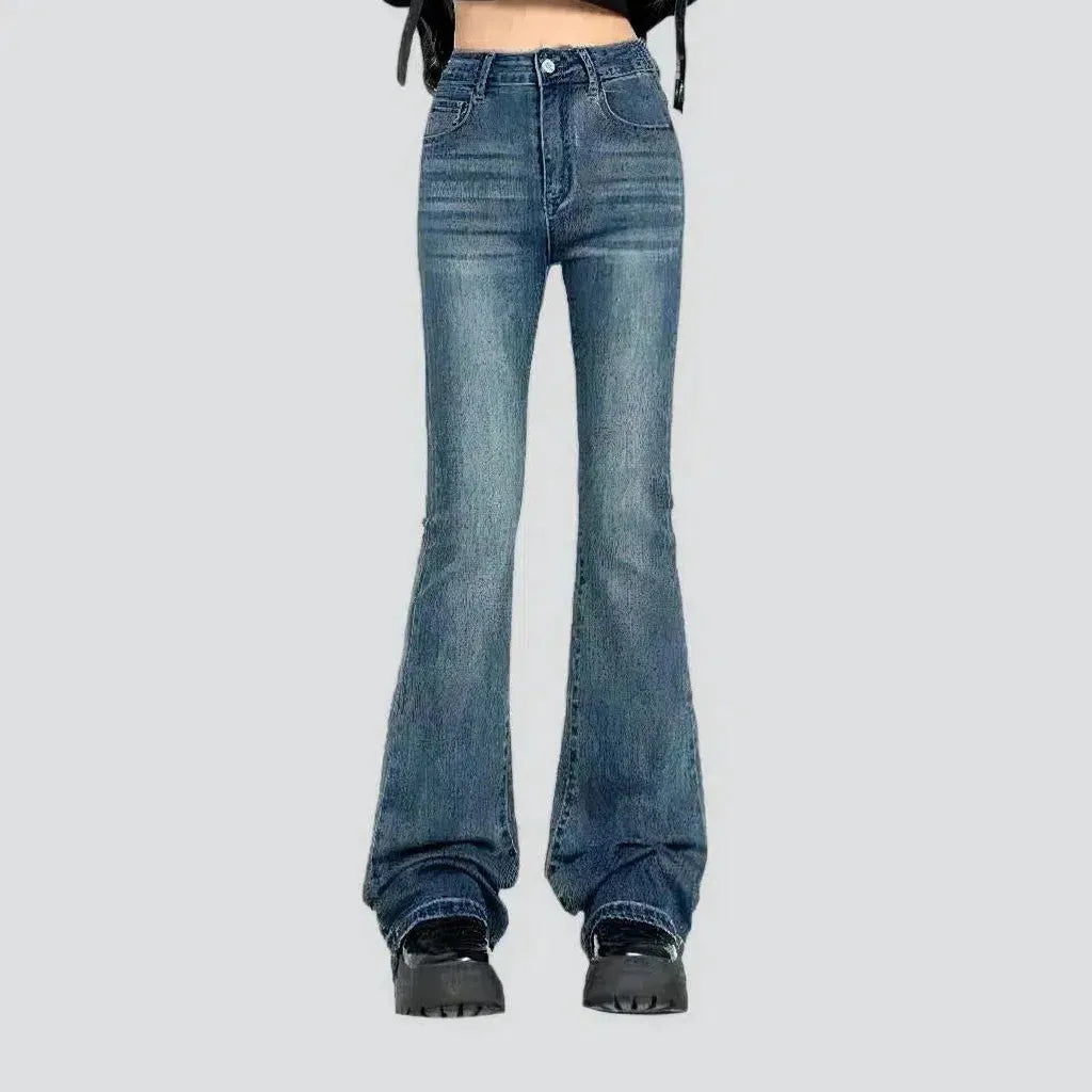 Sweet Girl Bootcut sanded jeans
 for ladies