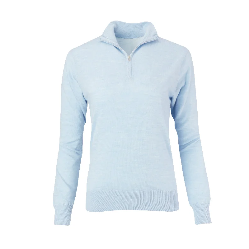 Youthful THE WOMEN'S CHITOWN MERINO HALF ZIP PULLOVER - IS75708HLSW