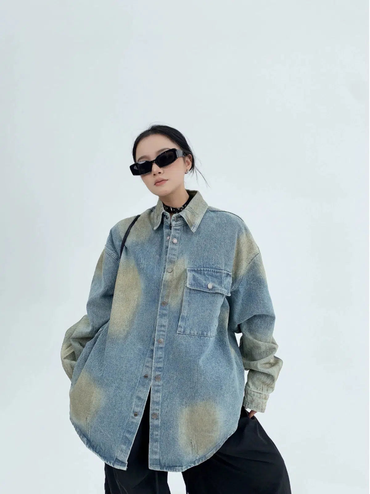 Oversized Denim Shirt