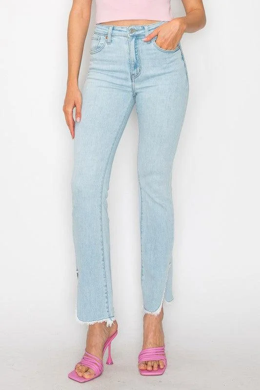 PLUS SIZE - HIGH RISE BOOT CUT JEANS