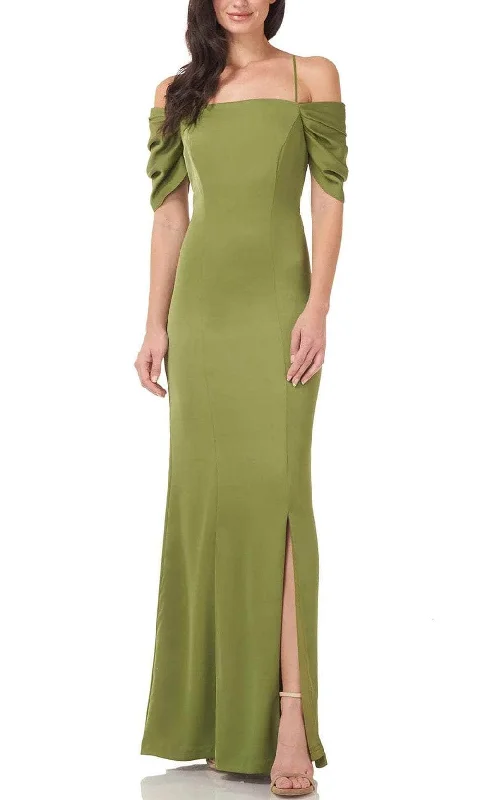 Luxury Temperament JS Collections 8614346 - Off-Shoulder Spaghetti Strap Long Dress