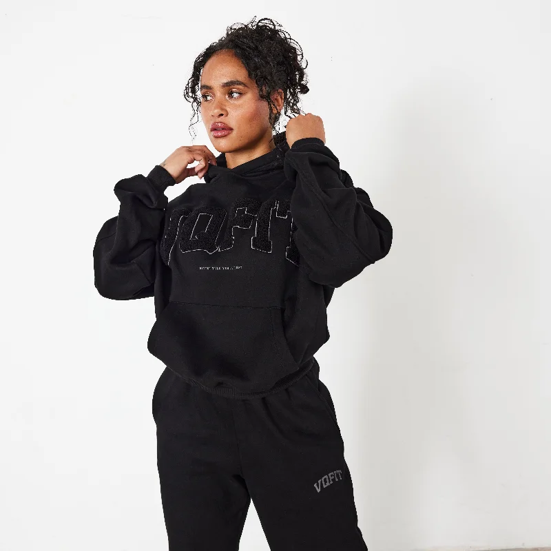 Vanquish Jet Black VQFIT Oversized Hoodie