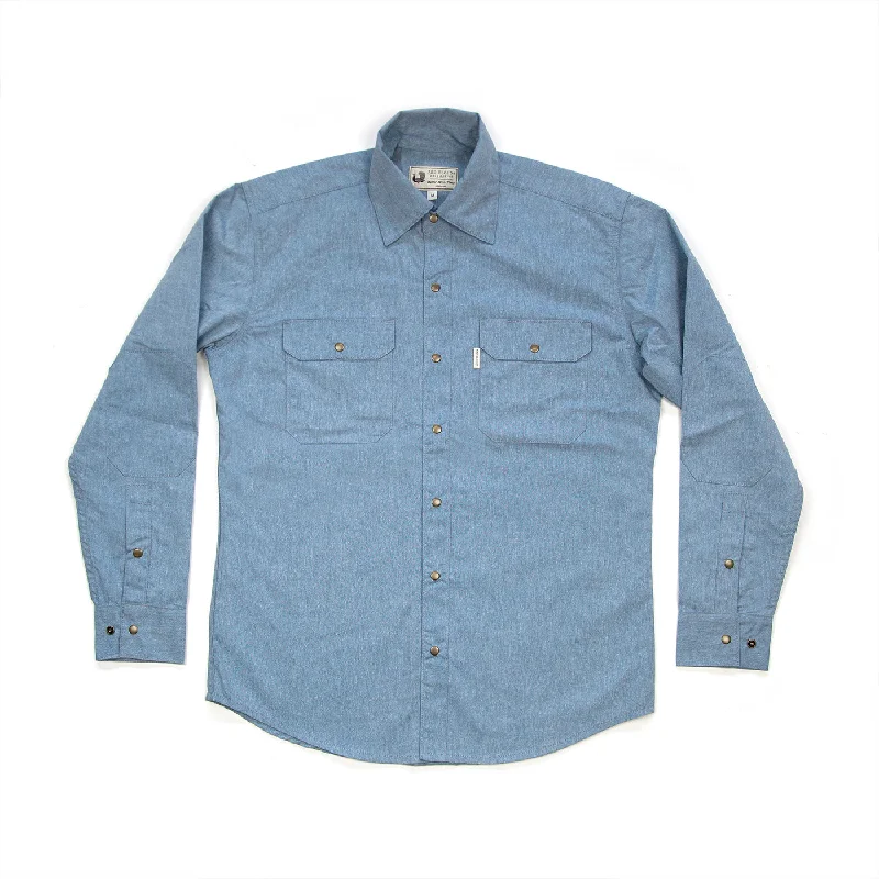 Lazy Style Witham Work Shirt - Chambray