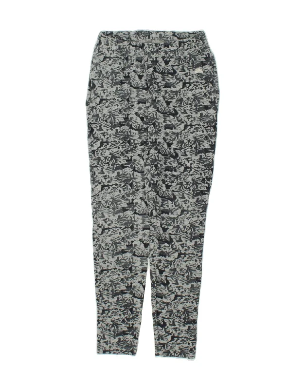 ELLESSE Womens Abstract Pattern Tracksuit Trousers UK 8 Small  Grey