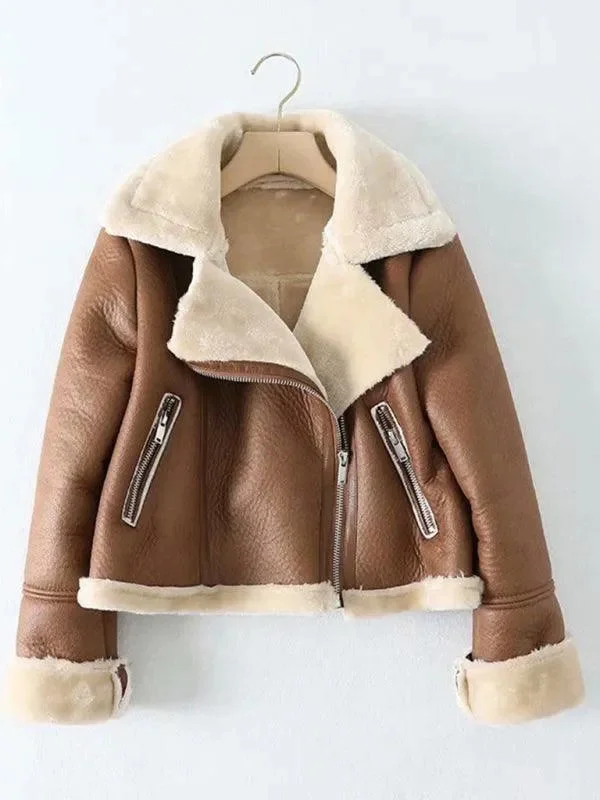 Trendy Items Stylish Loose Zipper Women’s Jacket