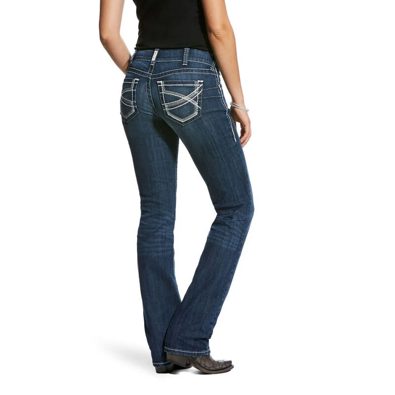French Retro R.E.A.L. Mid Rise Stretch Ivy Stackable Straight Leg Jean