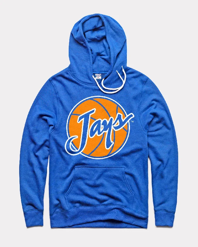 High-end Design Creighton Jays Basketball Royal Blue Hoodie