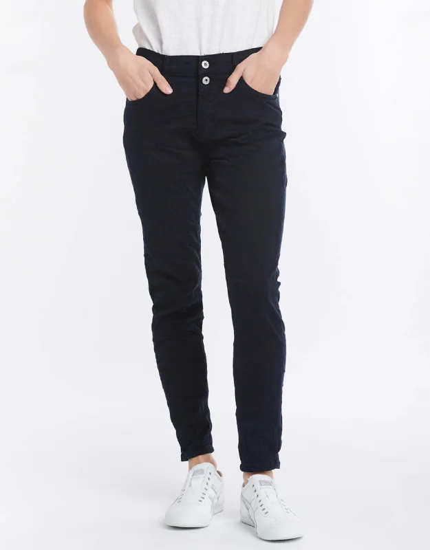 Cute Style Emma Stretch Jean - Navy