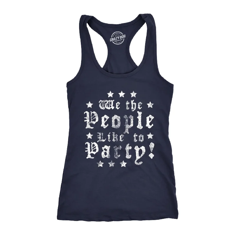 Ethnic Style We The People Like To Party Women's Tank Top