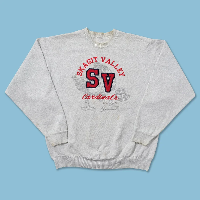 Cute Style Vintage Skagit Valley Cardinals Sweater XLarge