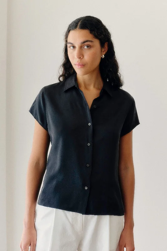 Karri Silk Short Sleeve Shirt