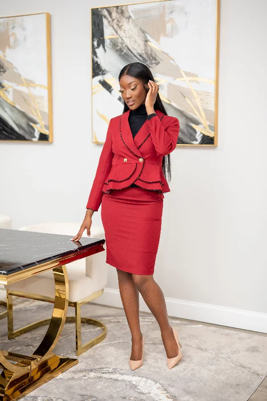 Power Moves Skirt Suit - Final Sale