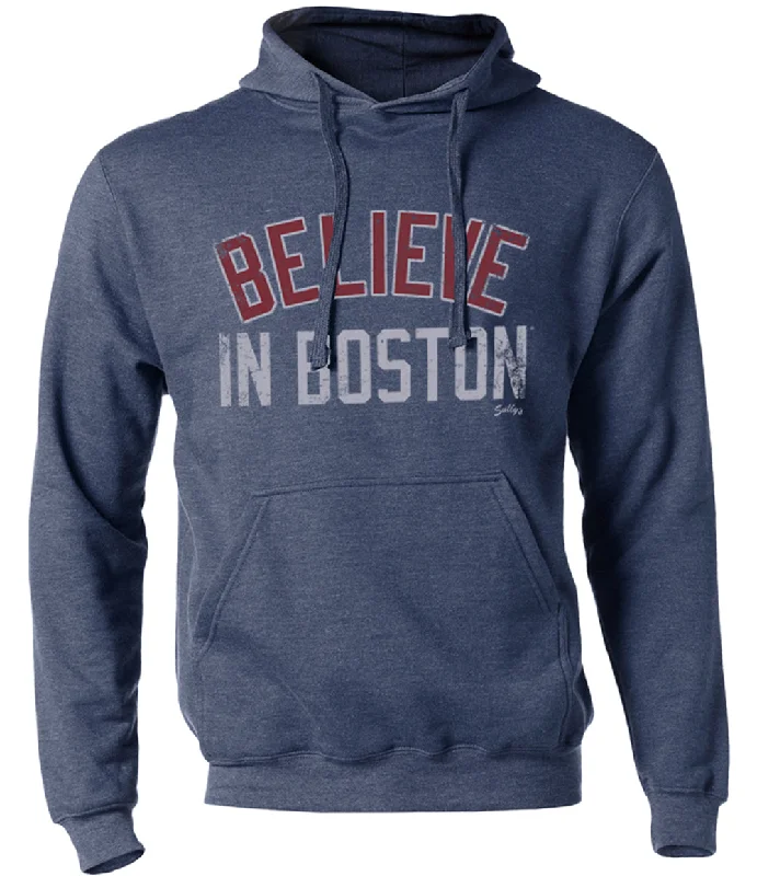 Playful Style Believe in Boston - Heather Navy - Sweatshirt
