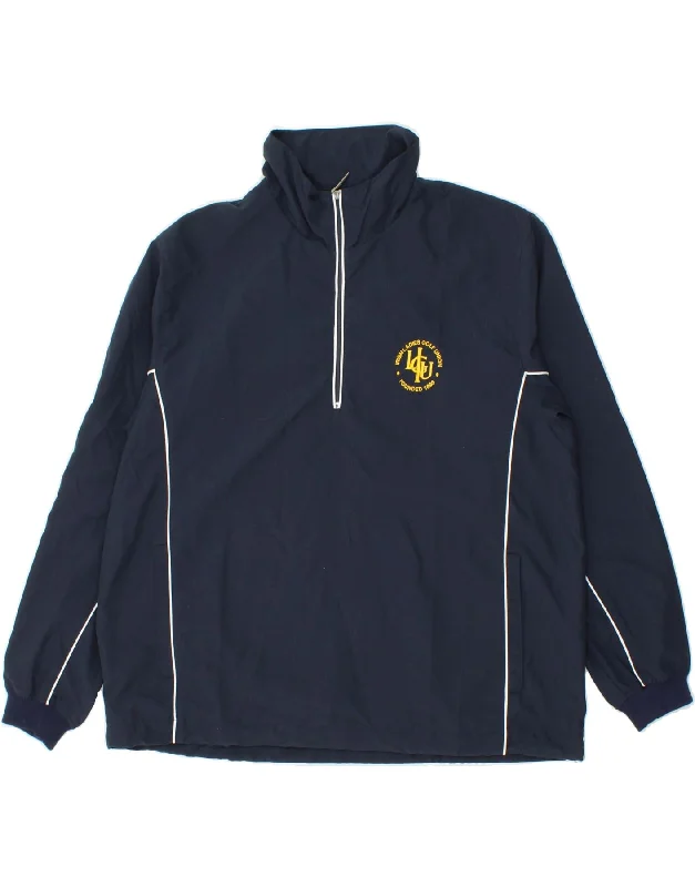 Playful Style GREEN LAMB Womens Zip Neck Pullover Tracksuit Top UK 16 Large Navy Blue Playful Style GREEN LAMB Womens Zip Neck Pullover Tracksuit Top UK 16 Large Navy Blue