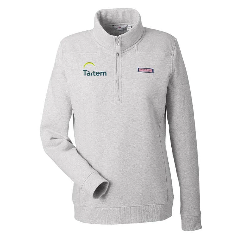 Stunning Fashion Vineyard Vines Ladies' Collegiate Quarter-Zip Pullover Shep Shirt