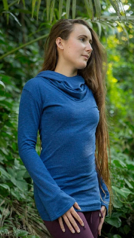Fashionable And Versatile Long Neck Cowl Hoodie