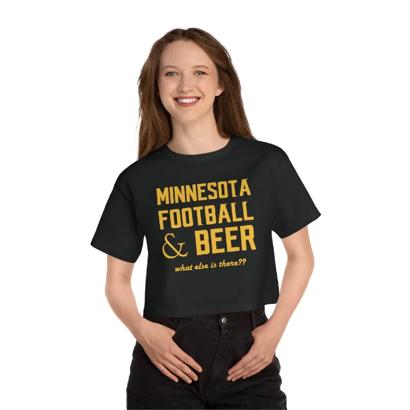 Simple Solid Color Women's Champion Heritage Cropped Top - What else is there??