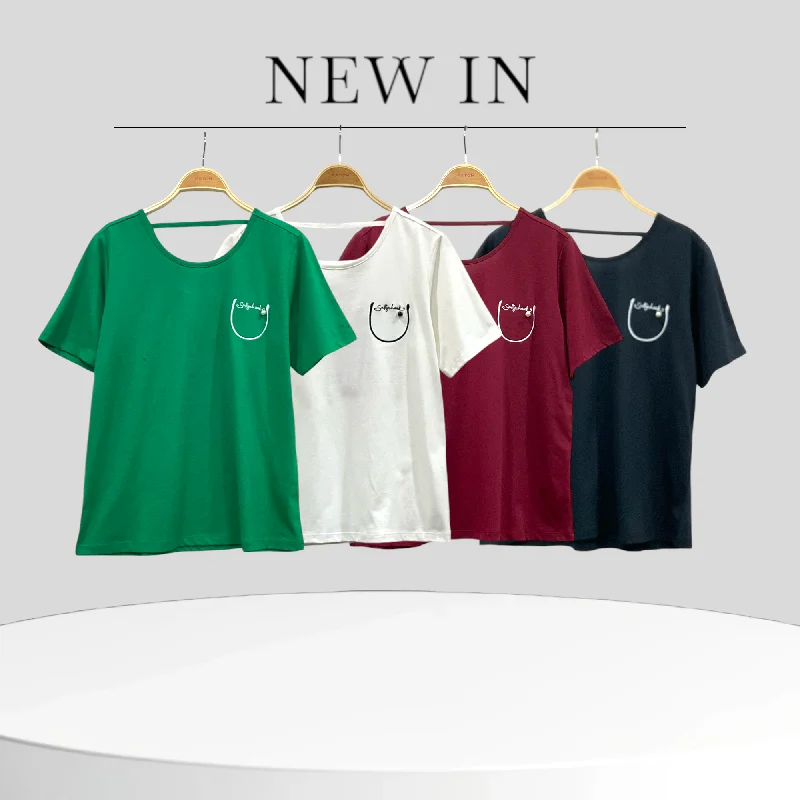 Cute Style Patch Women Casual Short Sleeve T-Shirt