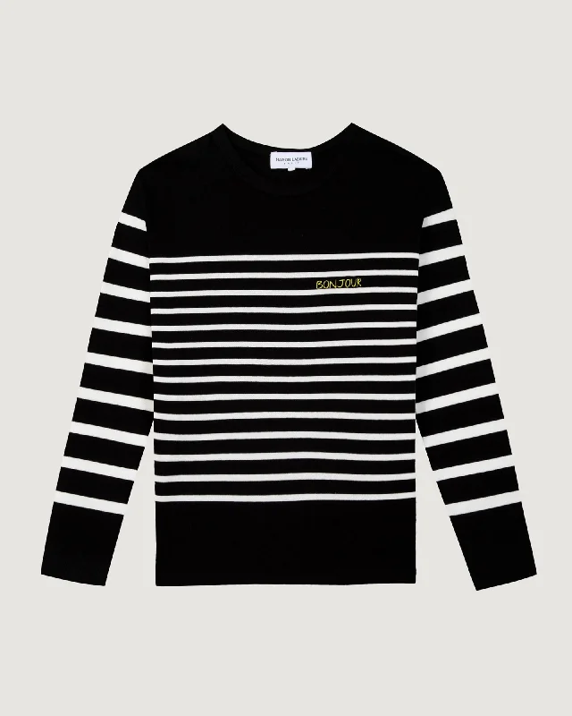 Classic Style "Bonjour" montpar sailor shirt