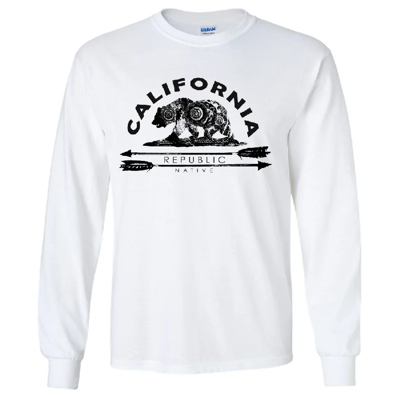 Elegant Tailoring California Arrow Bear Long Sleeve Shirt