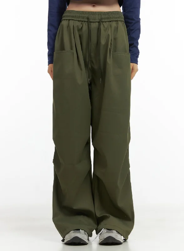 Body Design String Waistband Cargo Pants CO410