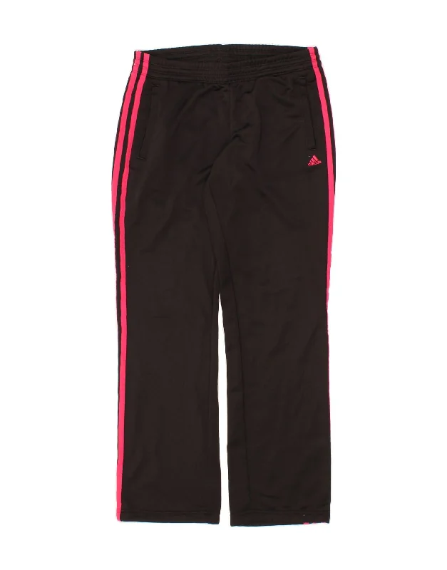Urban Style ADIDAS Womens Tracksuit Trousers UK 8/10 Small  Black Polyester