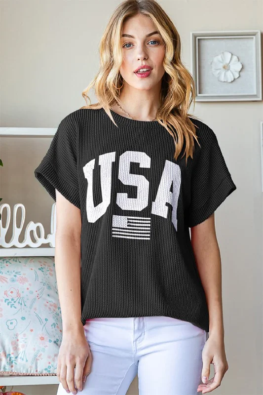 USA Short Sleeve Top