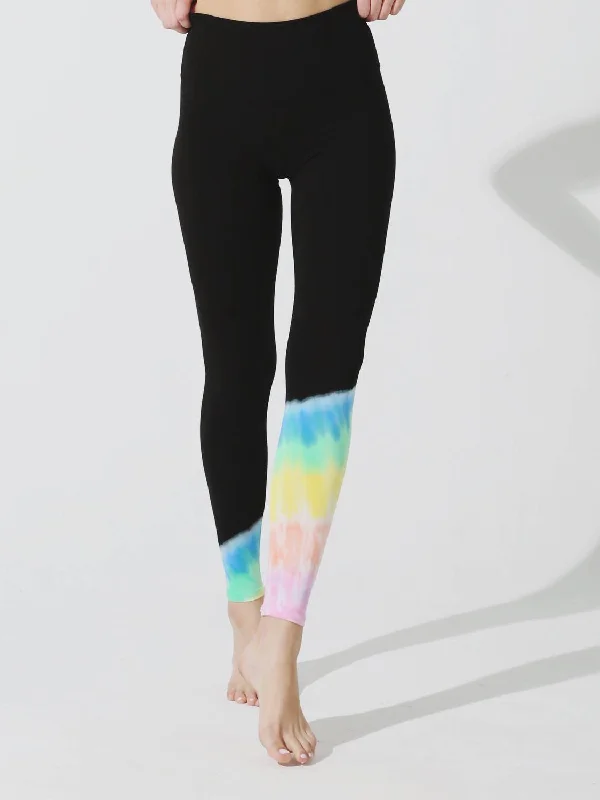 Sunset Legging In Onyx/rainbow