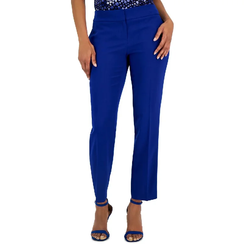 Double-sided Wear Womens Straight-Leg Wear to work Trouser Pants