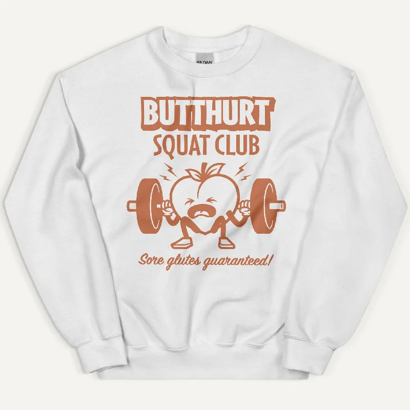 Elegant Tailoring Butthurt Squat Club Sweatshirt